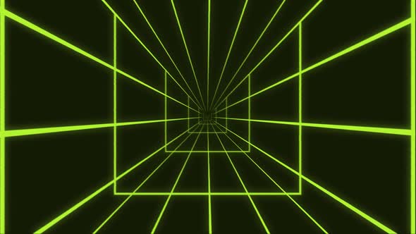 Digital Wireframe Tunnel alt