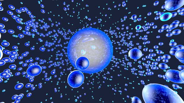 Exploding Spheres background effect animation alt