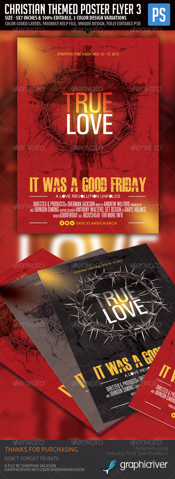 Church/Christian Themed Poster/Flyer Vol.2 - Church Flyers