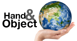 Hand and Object on the White