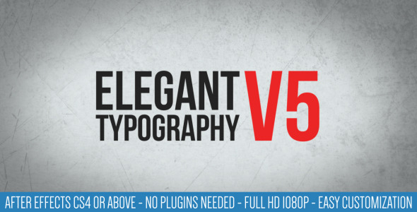 Elegant Typography V5 - VideoHive 7373155