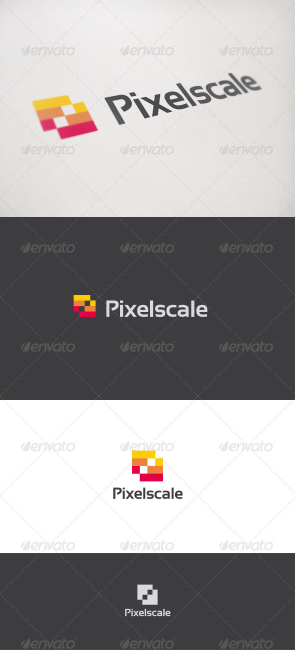 Pixel Scale - Abstract Logo Templates