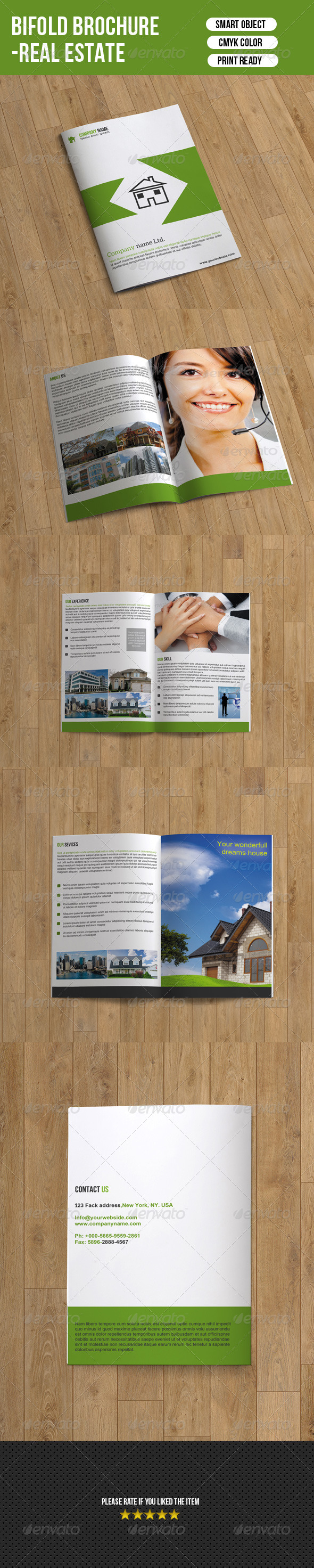 Bifold Real Estate Brochure - Corporate Brochures