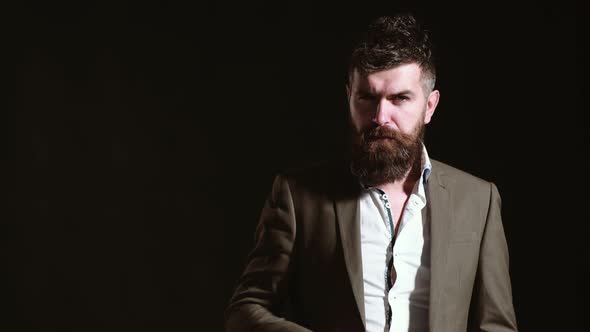 Man Drink Luxury Whisky and Rich Alcohol Concept. Expensive Brendy or Whisky, Addicting To Alcoholic alt