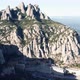 Drone flight over the famous hiking mountain range of Catalonia; sunny winter day in Spain - VideoHive Item for Sale