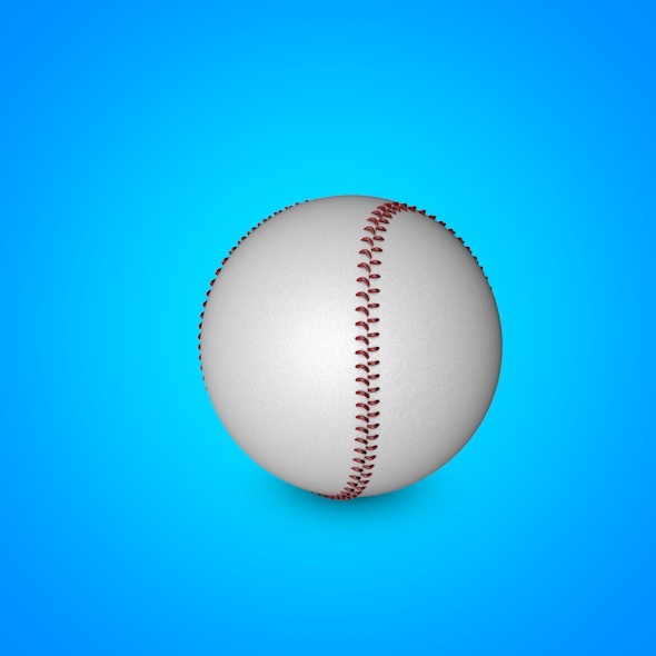 Baseball 3D model - 3Docean 7384001