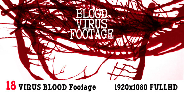 "Virus" Blood Footage - (18 Pack)