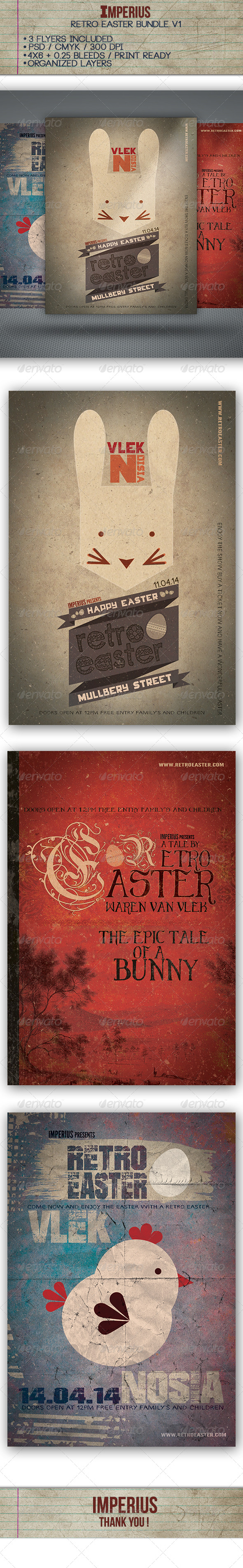 Retro Easter Bundle - Holidays Events
