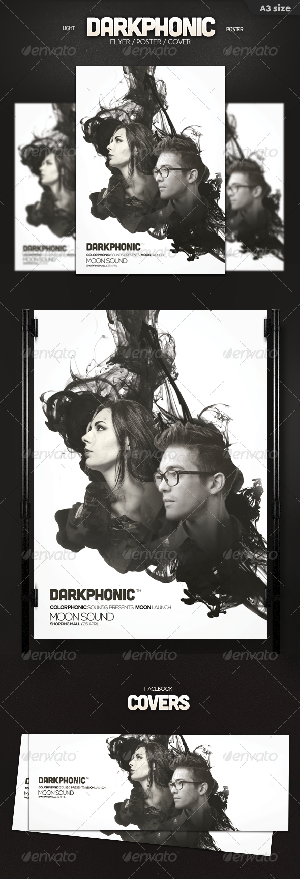 Darkphonic Poster - Clubs & Parties Events