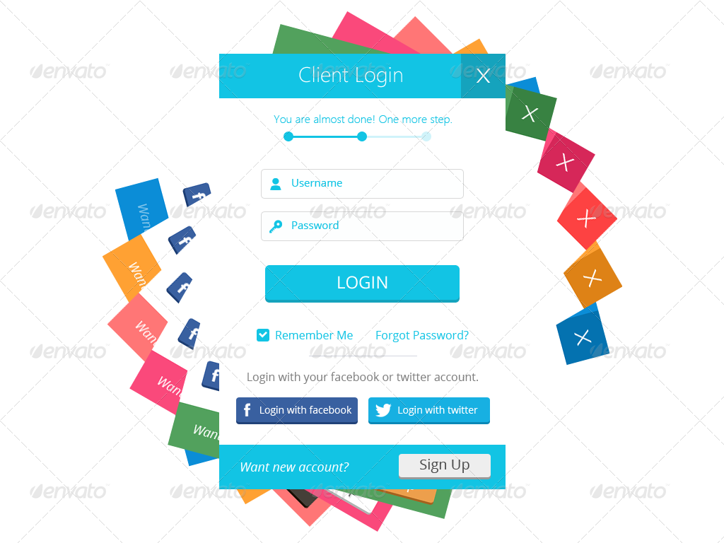 Download Client Login & Register Box Vol 2 by Rikon_Rahman ...