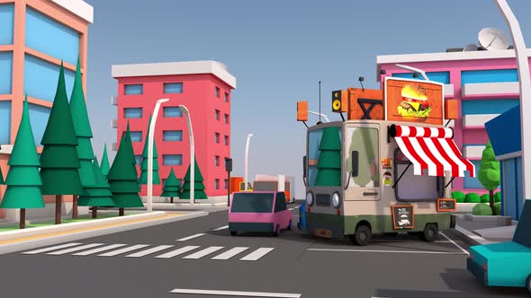 Urban Food Truck, Motion Graphics | VideoHive