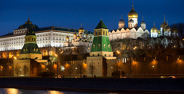 Moscow Kremlin Night View 2