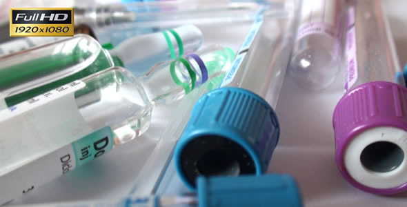 Medical Test - Tube and Ampoules