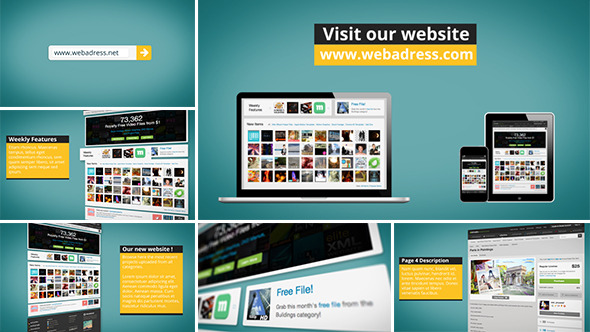 Dynamic Website Promotion - VideoHive 7405015
