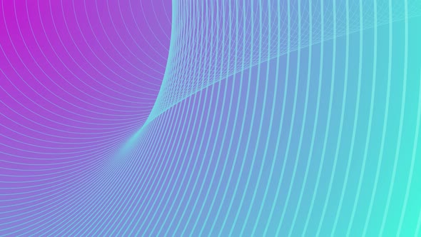 Shaped Pattern in Three-dimensional Space on a Gradient Background.