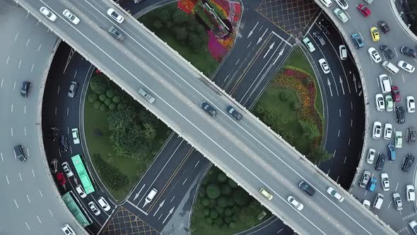 China roundabout traffic