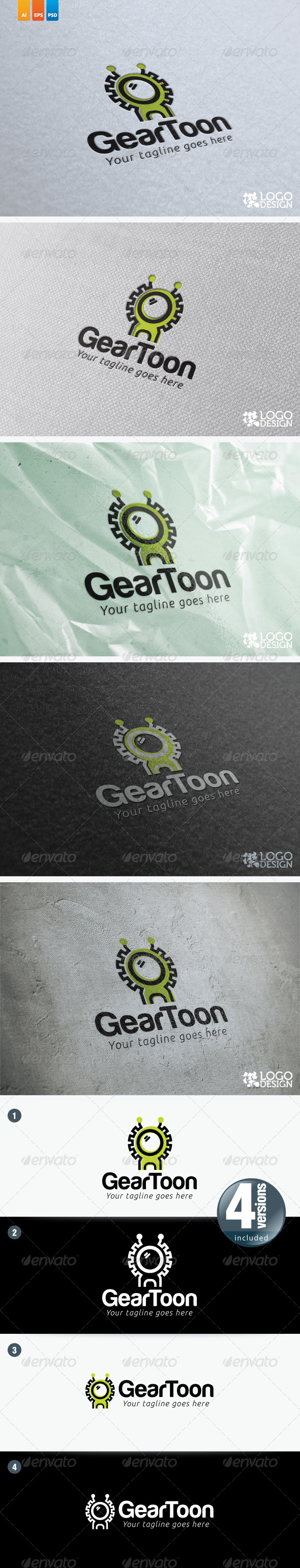 GearToon - Objects Logo Templates