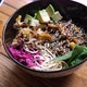 Poke Bowl with Buckwheat Noodles and Vegetables - VideoHive Item for Sale