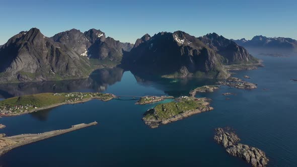 Reine Lofoten is an Archipelago in the County of Nordland, Norway alt