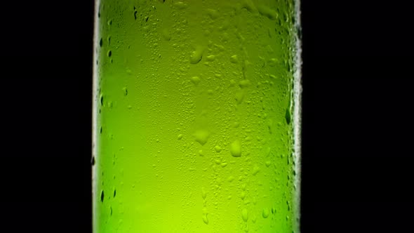 Water Drops on the Beer Bottle alt