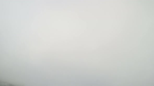 Tilt down to reveal Yosemite Valley from the Tunnel View on a cloudy day. 30p conformed to 24p. alt