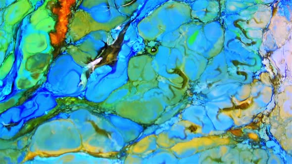 Color Explosion Abstract Art Painting  alt