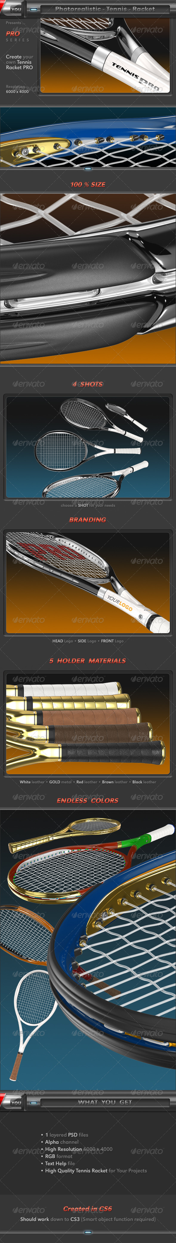 Tennis Racket - Objects 3D Renders