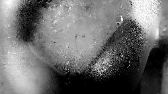 Glass of water with ice alt