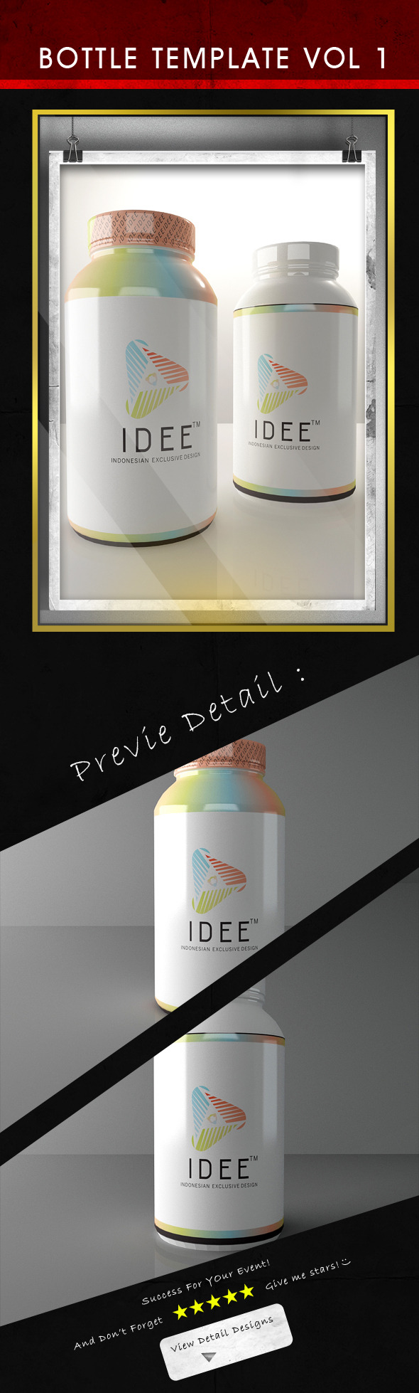 Bottle Template Vol - 3Docean 7412818