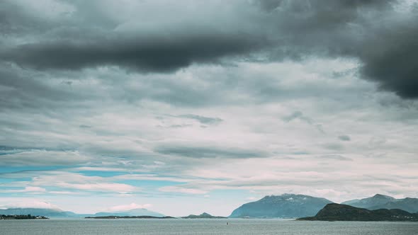 Alesund Islands, Norway. View Of Valderoy Or Valderoya Island And Ellingsoya Or Ellingsoy Island In alt