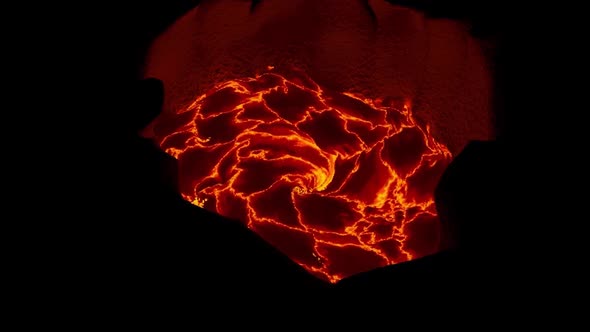 Volcanic Vortex Lava A River Of Natural Erupting Red Hot Liquid Emanating From Within Earths Mantle