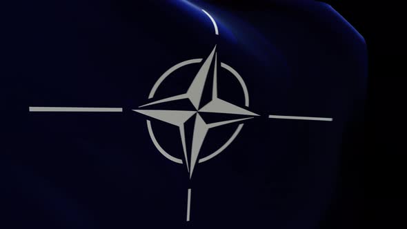 Nato Flag 4K Alpha Channel