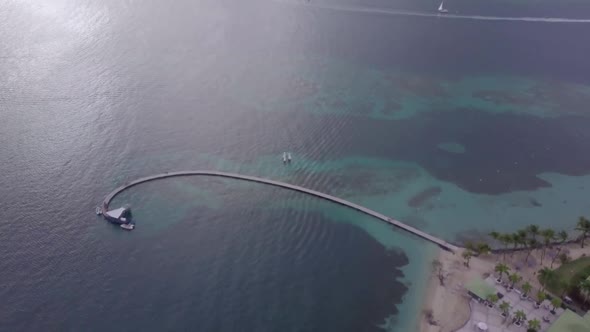 Martinique Island and Beach Aerial View in Caribbean Islands alt
