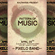 Pattern of Music Flyer Template
