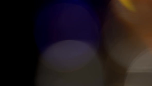 Multicolored Light Leaks  Footage on Black Background Stylizing Video Transitions Bokeh Effect alt