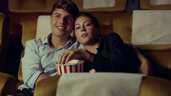 People Audience Watching Movie in Cinema Theater alt