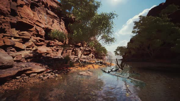 Panoramic View of Colorado River alt