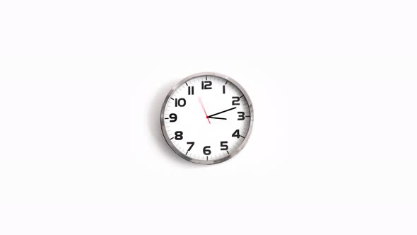 Clock White Background alt