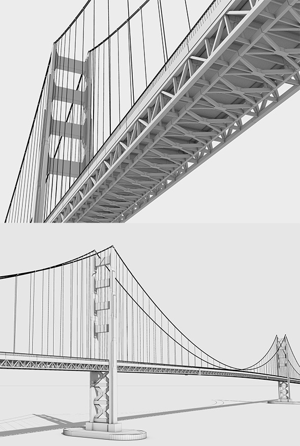 Golden Gate Model - 3Docean 7421588