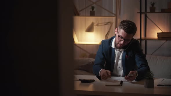 Business Tasks Busy Man Financial Accounting alt