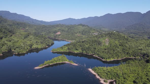 Aerial View of the New Zealand Fjords alt