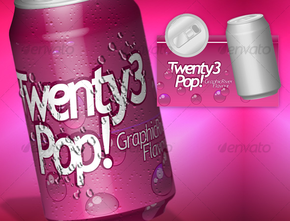 Vector Fizzy Drink (Soda) Can - Man-made Objects Objects