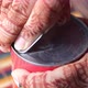 Women Hand Open a Food Can on Table - VideoHive Item for Sale
