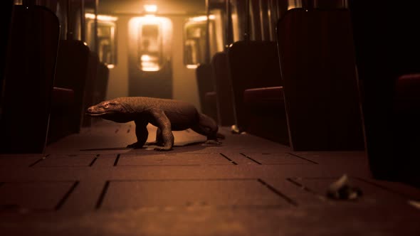 Comodo Dragon in Underground Metro Station alt