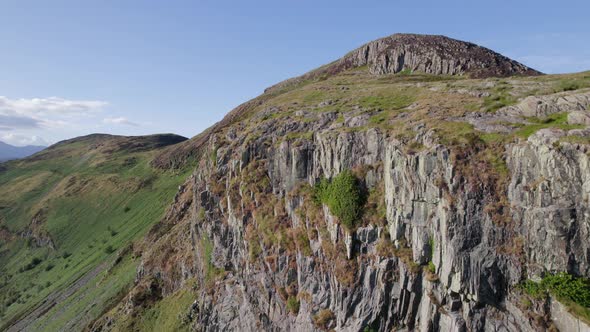 View of the Mountainous Scottish Landscape on the Holy Isle alt