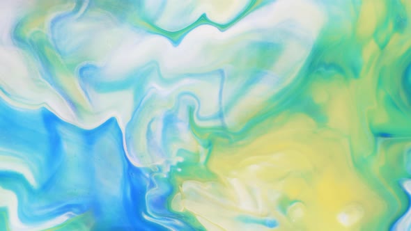 Abstract Light Pastel Streams Flow Along the Plane on a Blue Background alt