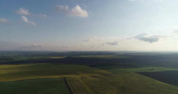 Landscapes Of Ukraine From Aerial View Field And Sky alt