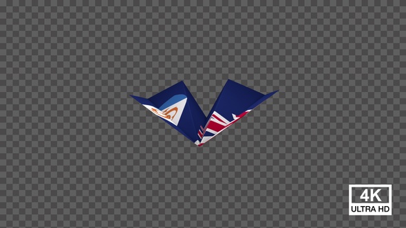 Paper Airplane Of Anguilla Flag V3 alt
