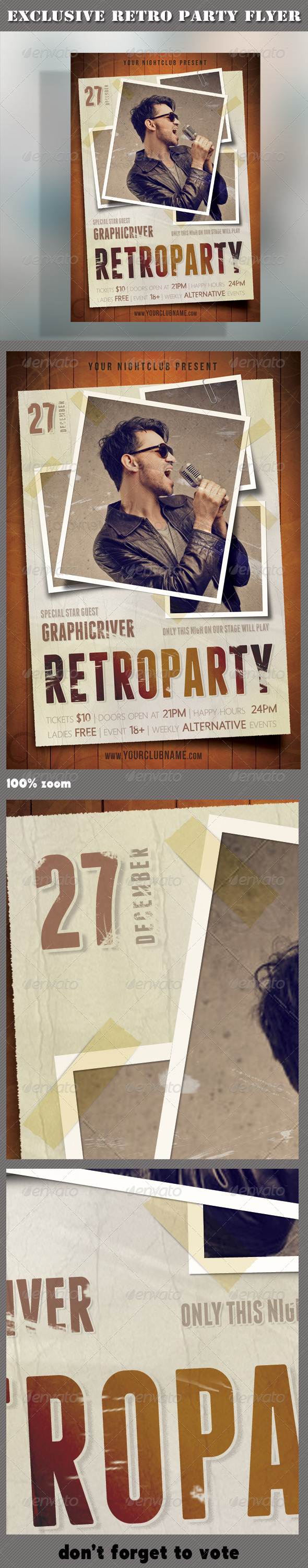 Retro Party Flyer 02