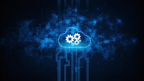 Cloud, Digital Cloud Computing, Gears